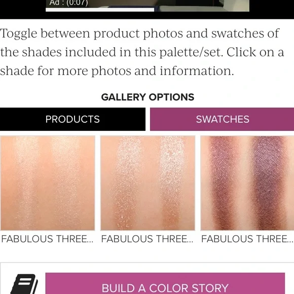 NWOB Fabulous Three Veluxe Pearlfushion Shadow Trio Palette